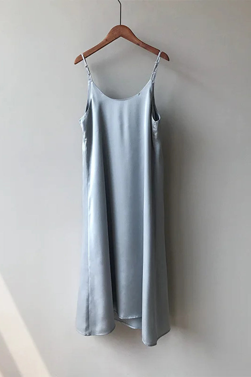 Satin Cami Midi Dress