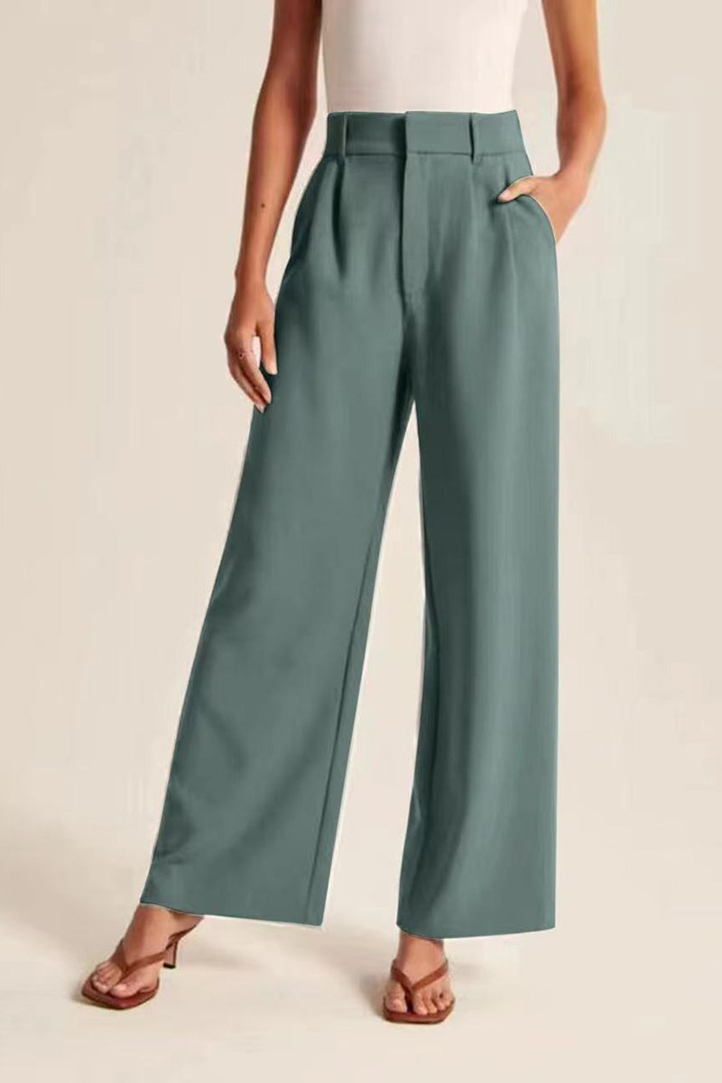 High-Rise Wide-Leg Trousers