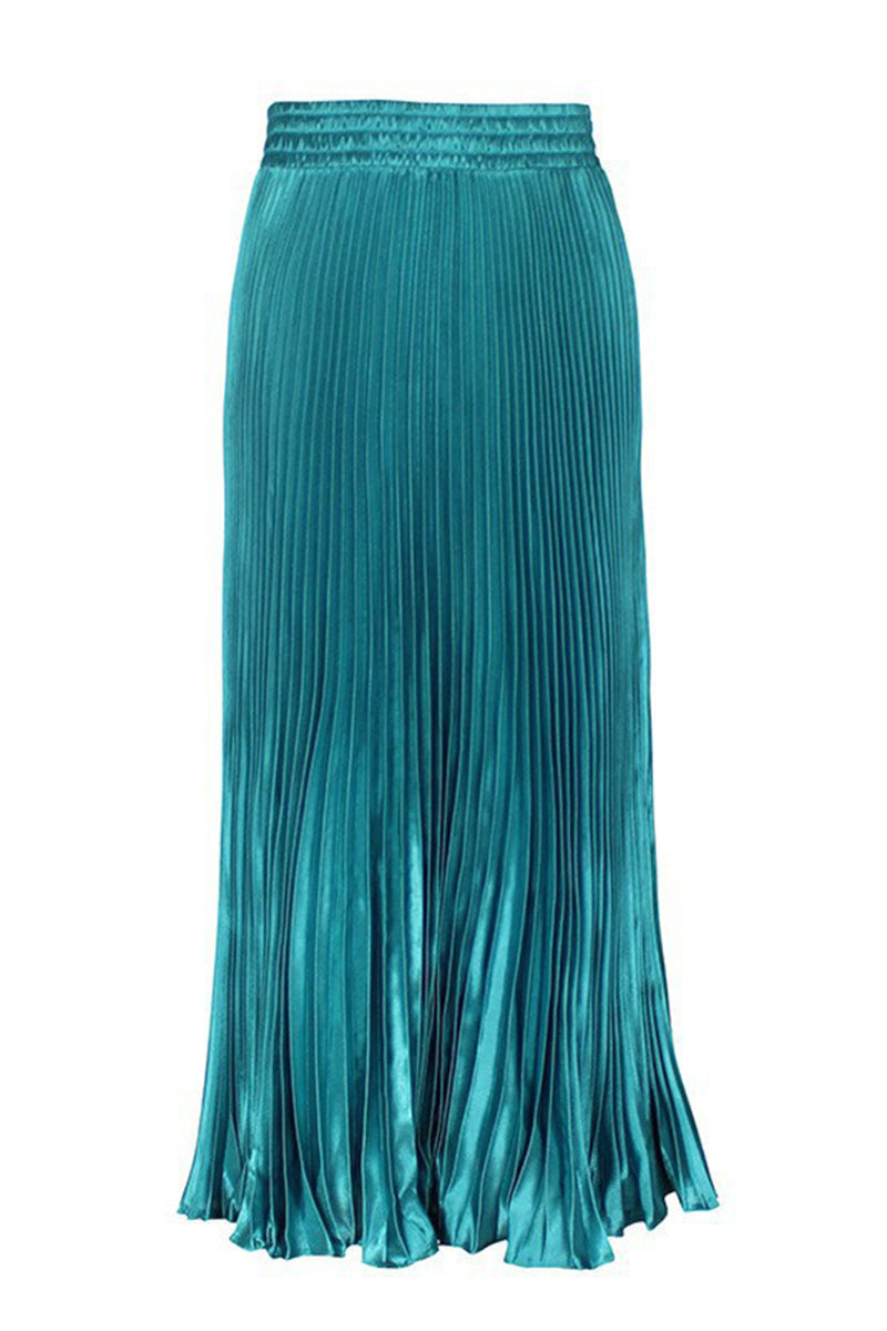 Pleated Midi Skirt