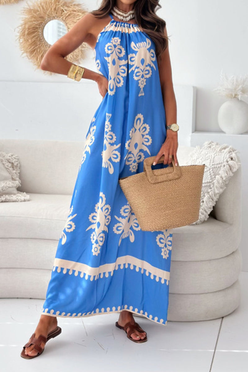 Printed Cami Maxi Dress