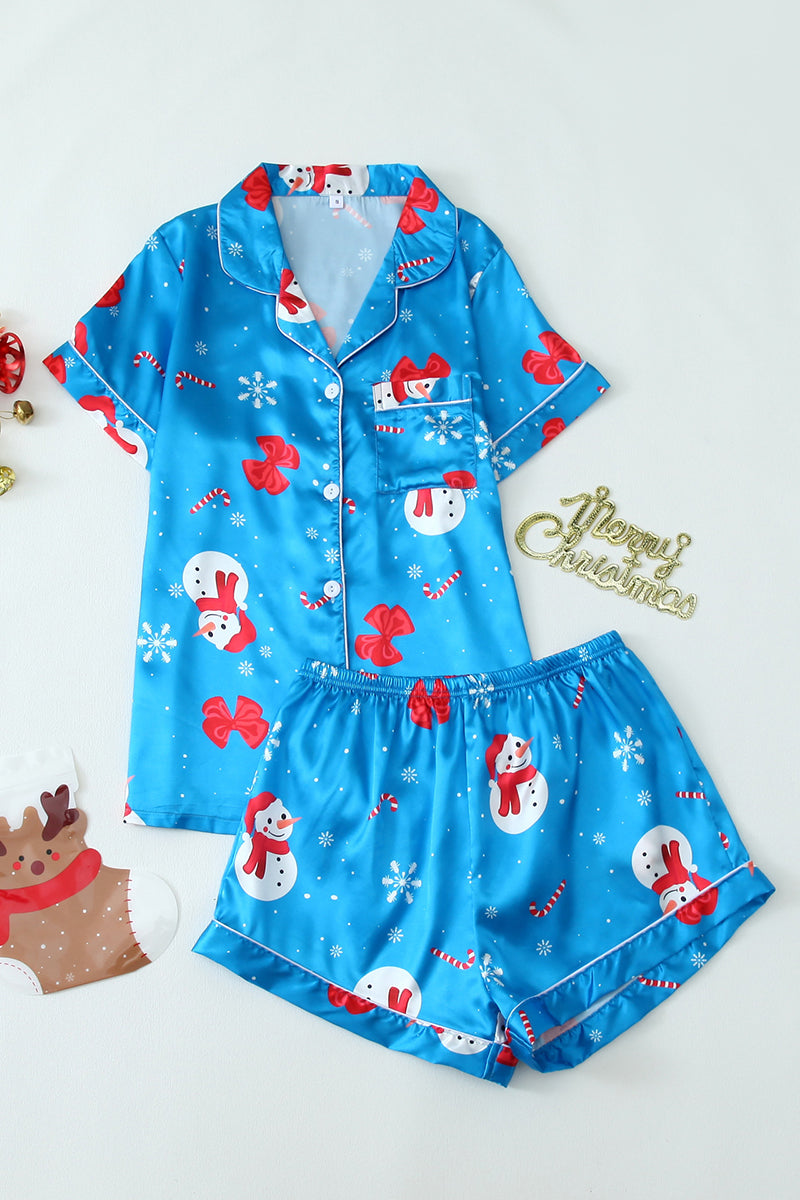 Holiday Print Pajama Set