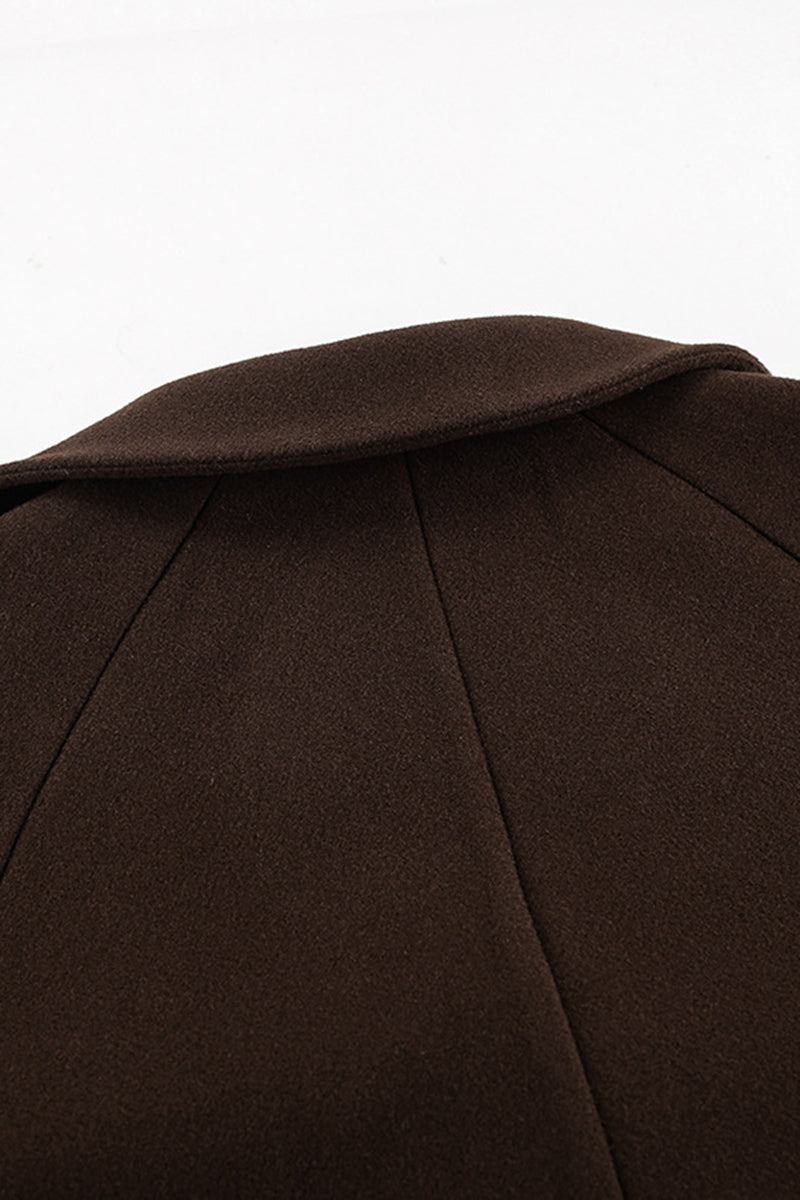 Buttoned Jacket with Belt