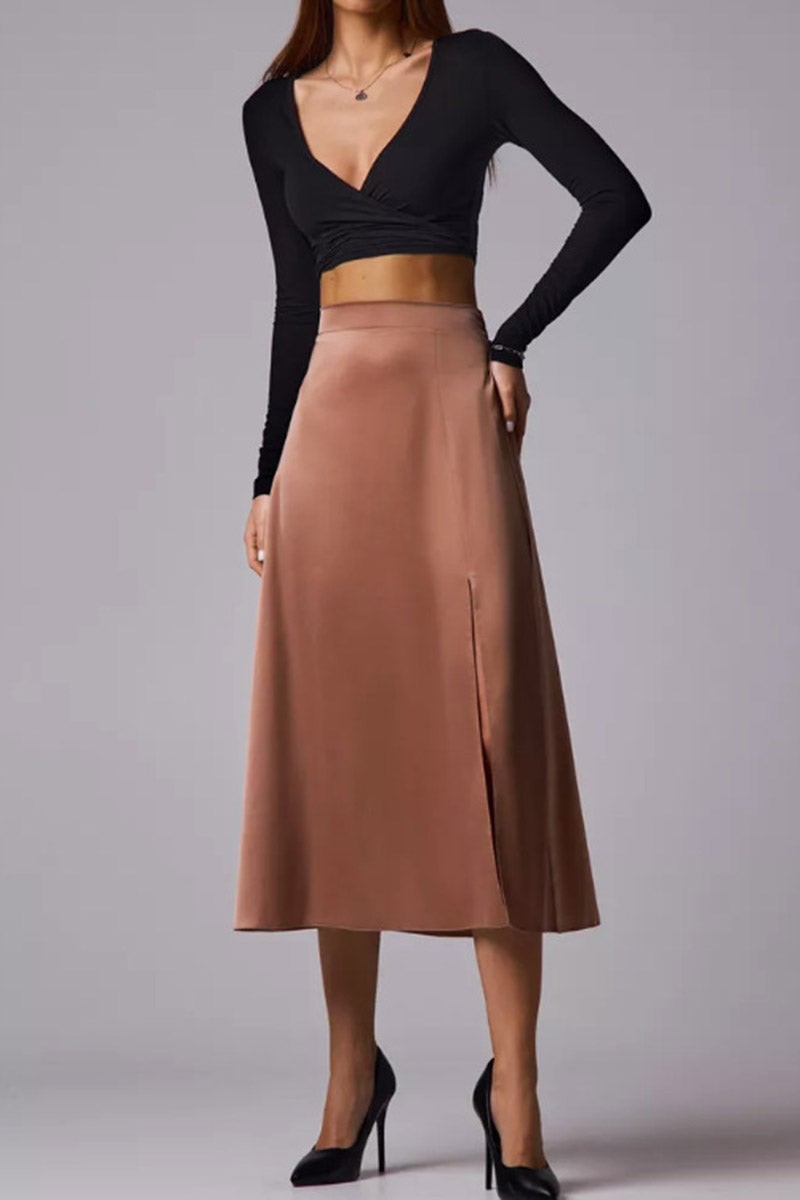 High-Slit Skirt