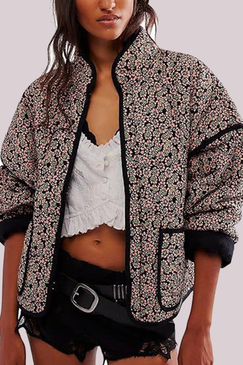 Floral Quilted Jacket