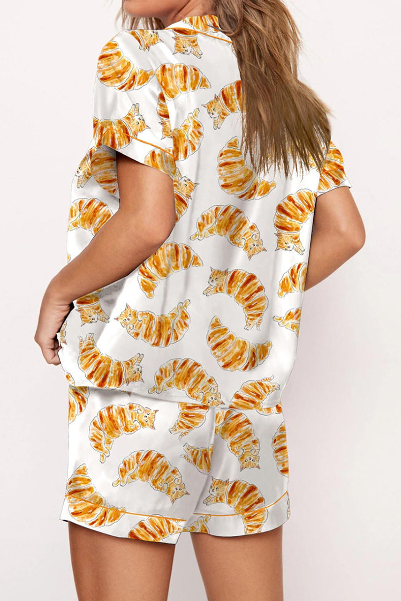 Printed Two-Piece Pajama Set