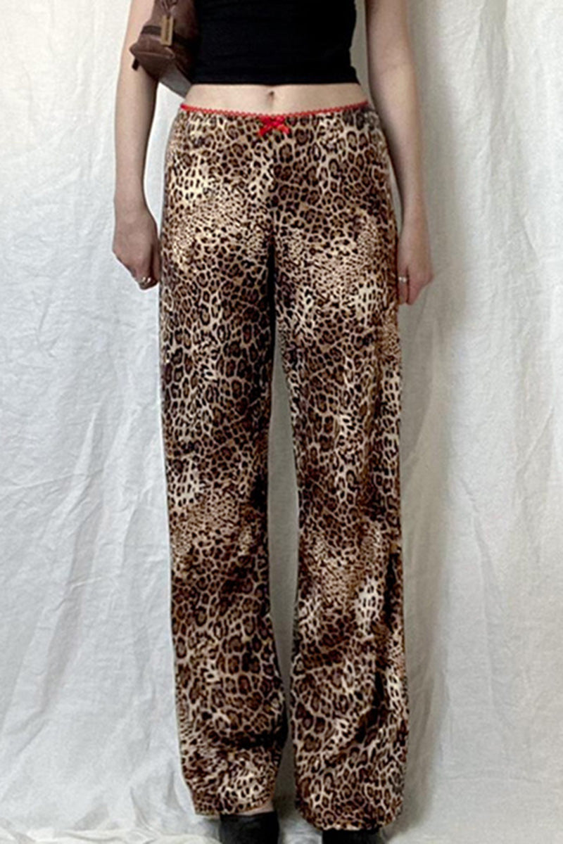 Leopard Print Pants