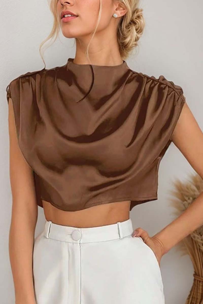 Sleeveless Crop Top