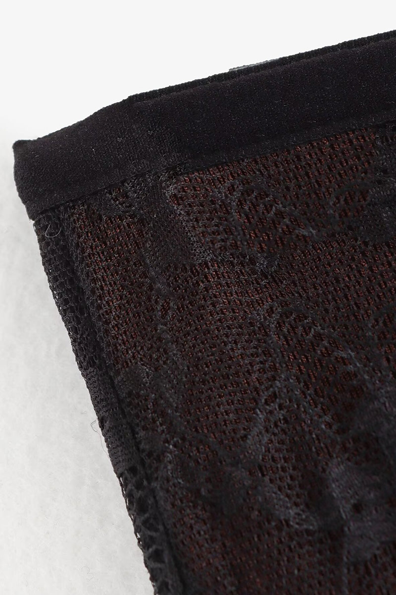 Patchwork Mesh Lace Pants