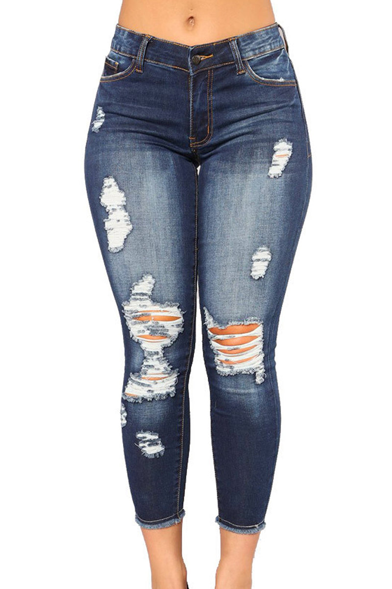 Distressed Skinny Jeans