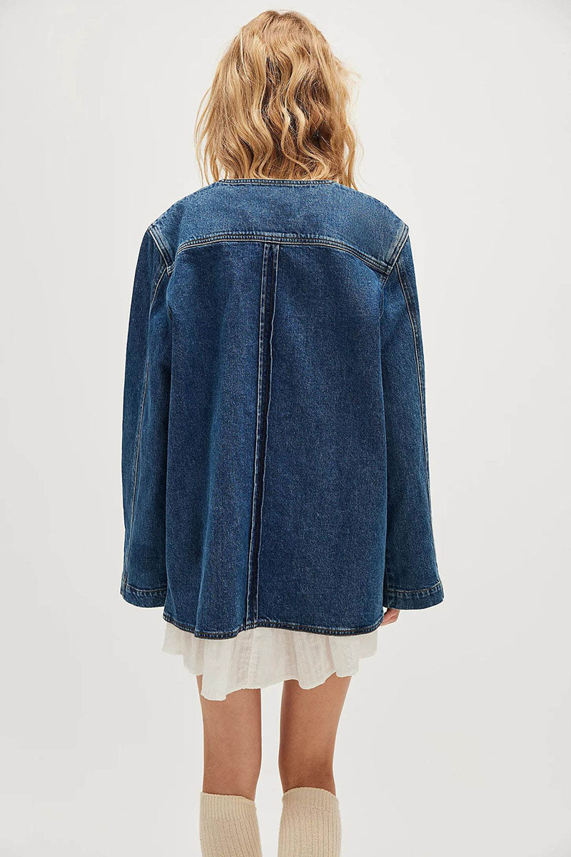 Denim Bow Jacket