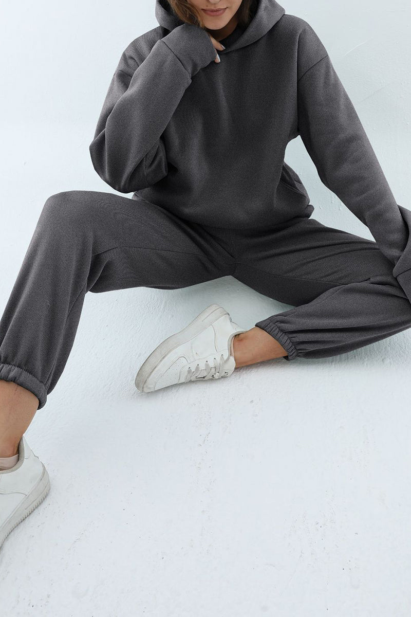 Relaxed Hoodie and Joggers Lounge Set