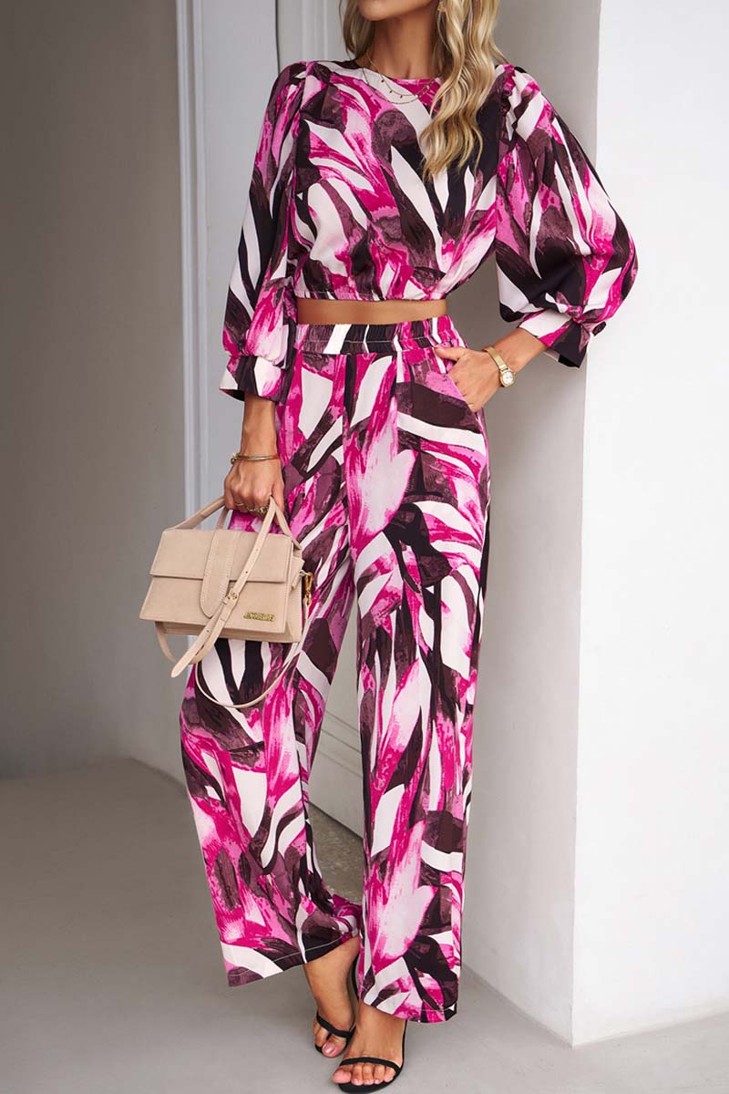 Vibrant Print Two-Piece Set