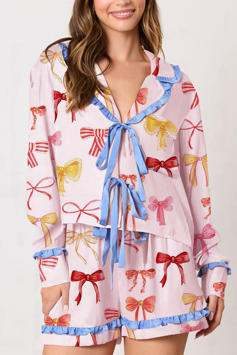 Printed Valentine's Pajama Set