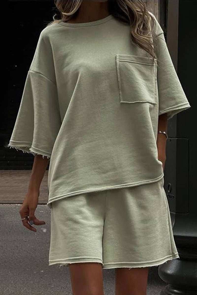 Oversized T-Shirt with  Shorts Set