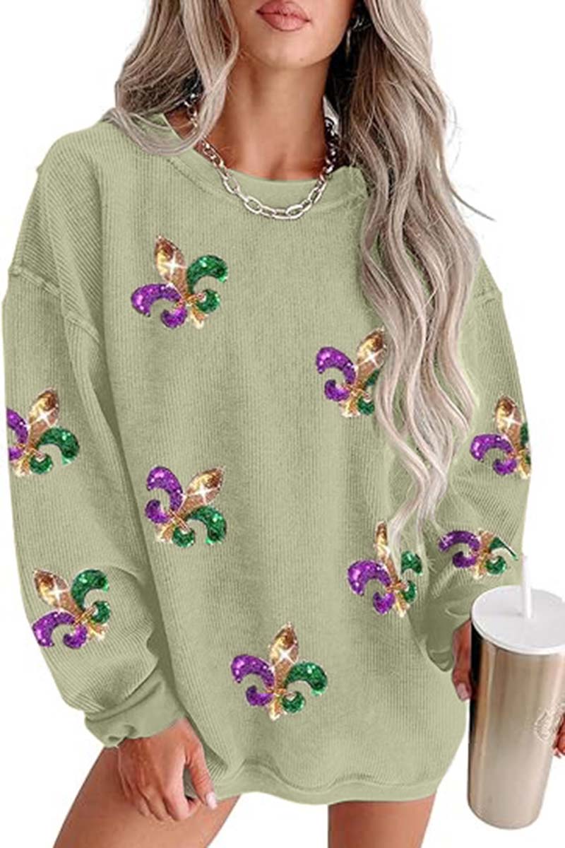 Casual Long Sleeve Pullover Top