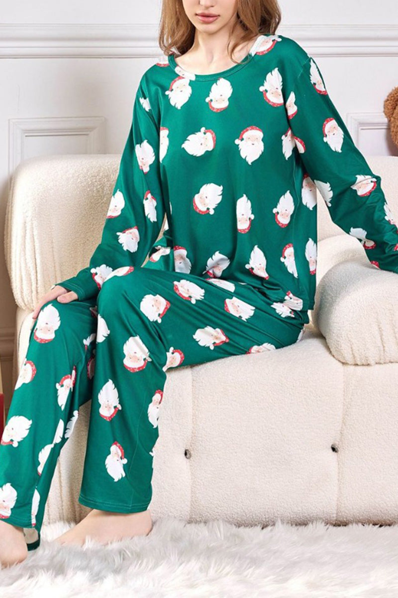 Festive Print Pajama Set