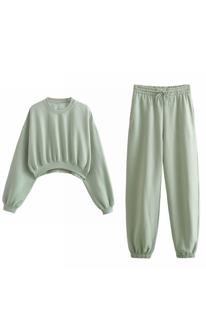 Relaxed Fit Pullover and Jogger Set