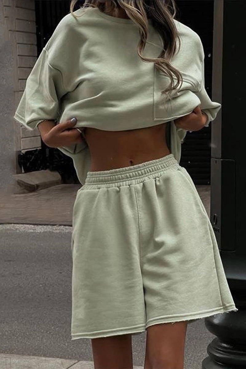 Oversized T-Shirt with  Shorts Set