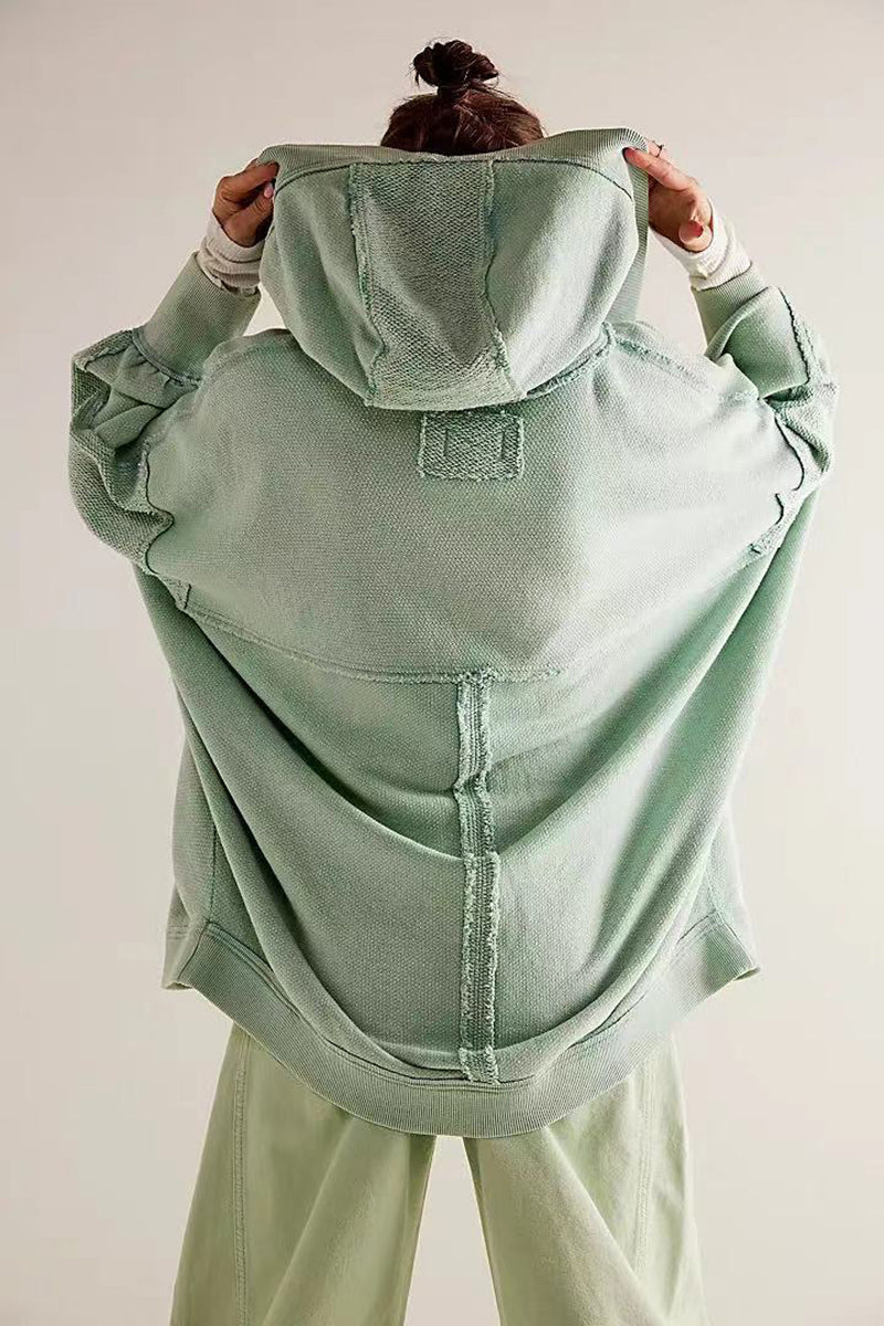 Oversized Open Front Jacket