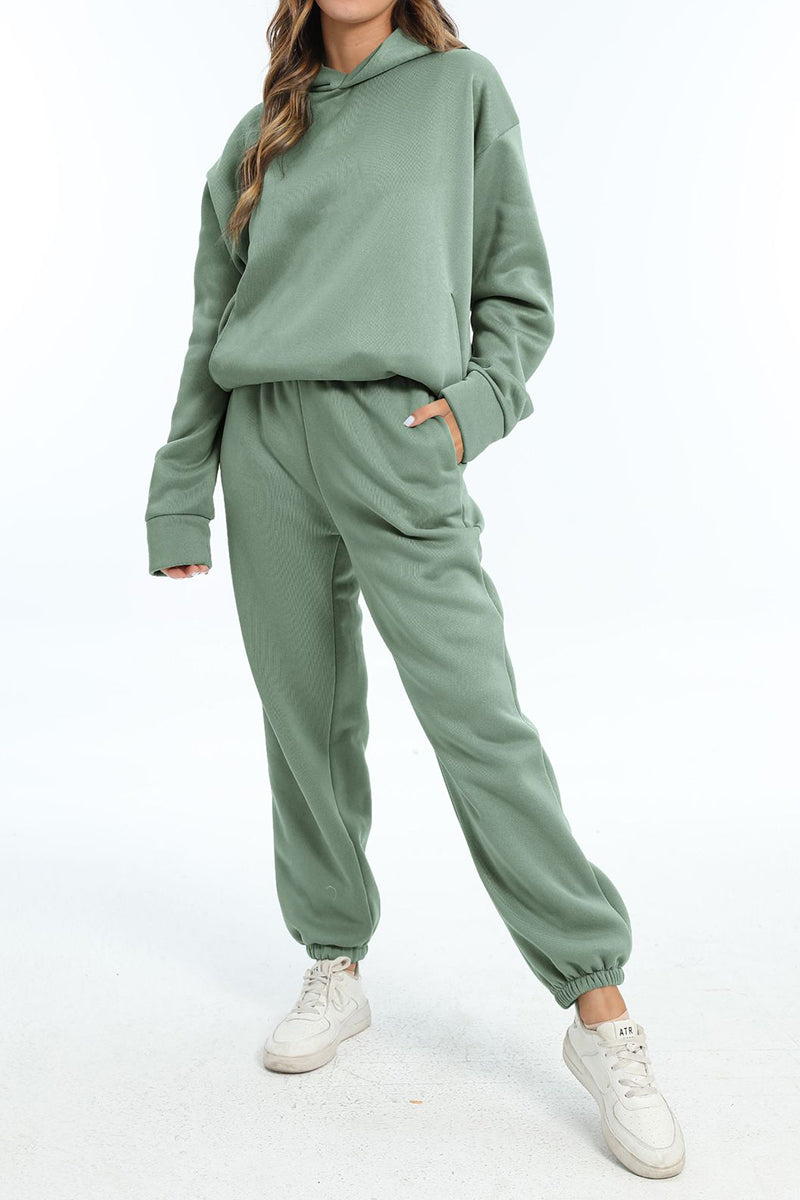 Relaxed Hoodie and Joggers Lounge Set