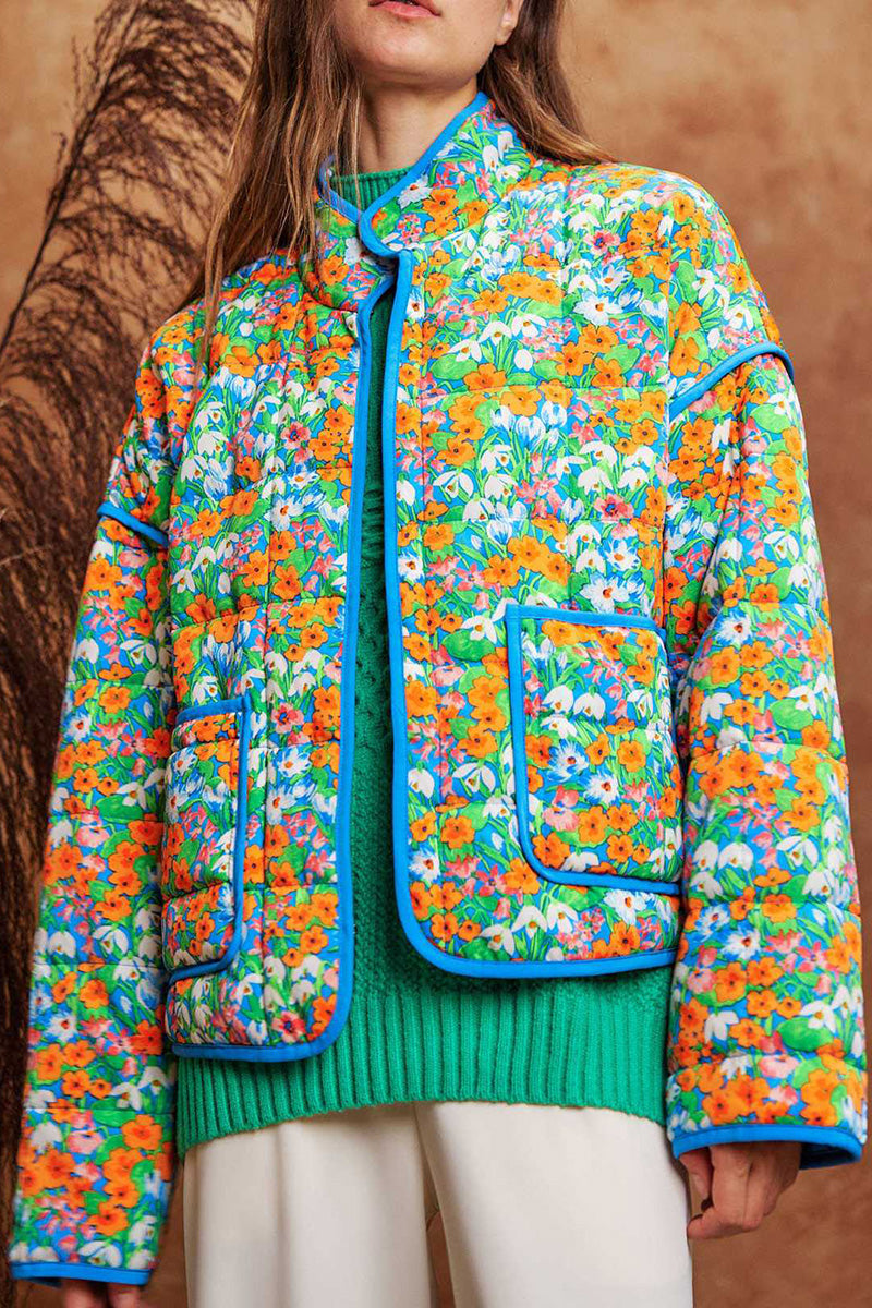 Floral Quilted Jacket