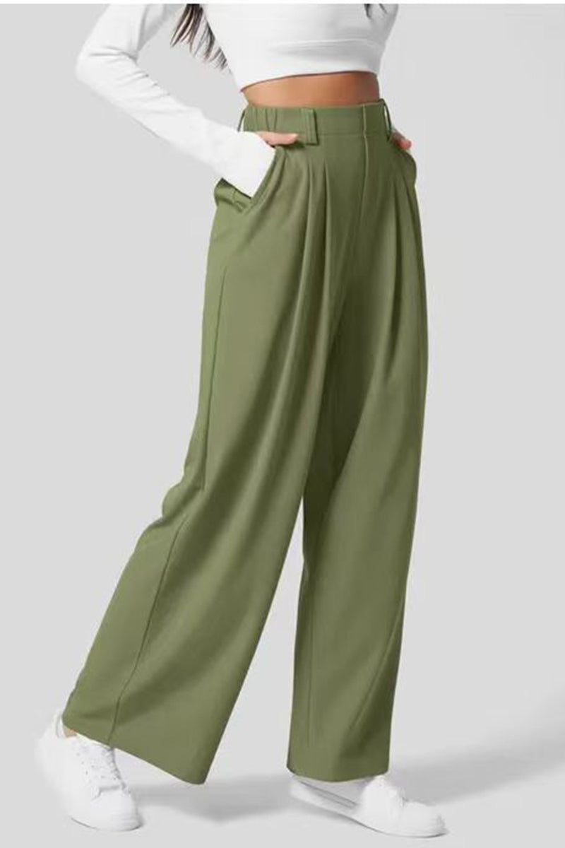 High-Rise Wide-Leg Trousers