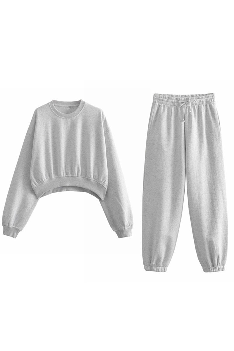 Relaxed Fit Pullover and Jogger Set