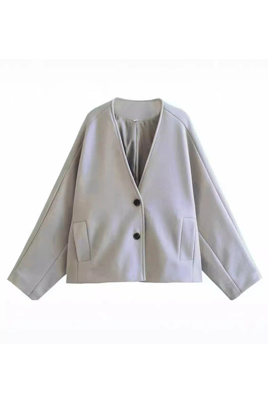 Minimalist Boxy Blazer