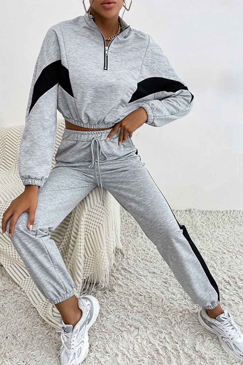 Zip-Up Jogger Set