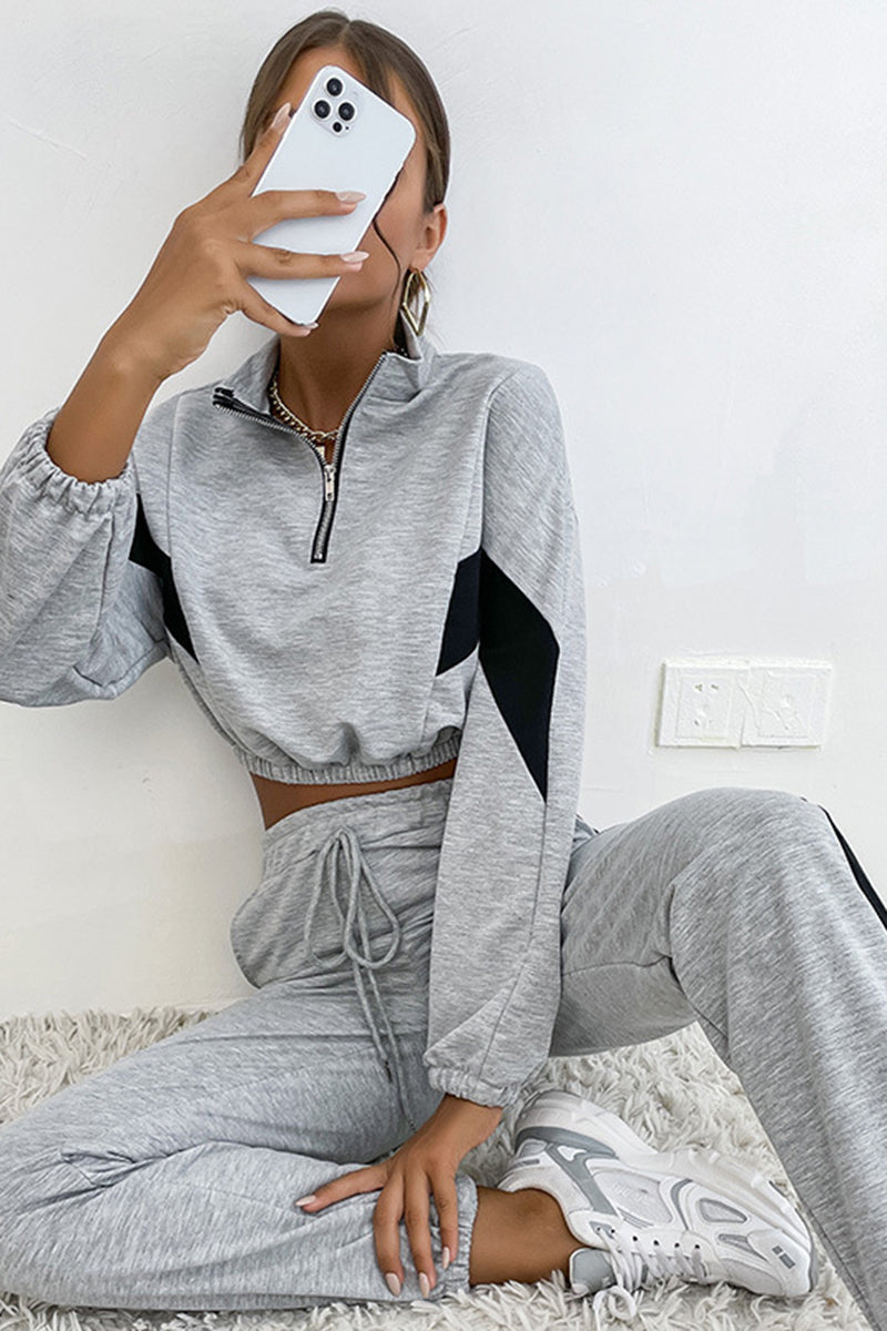 Zip-Up Jogger Set