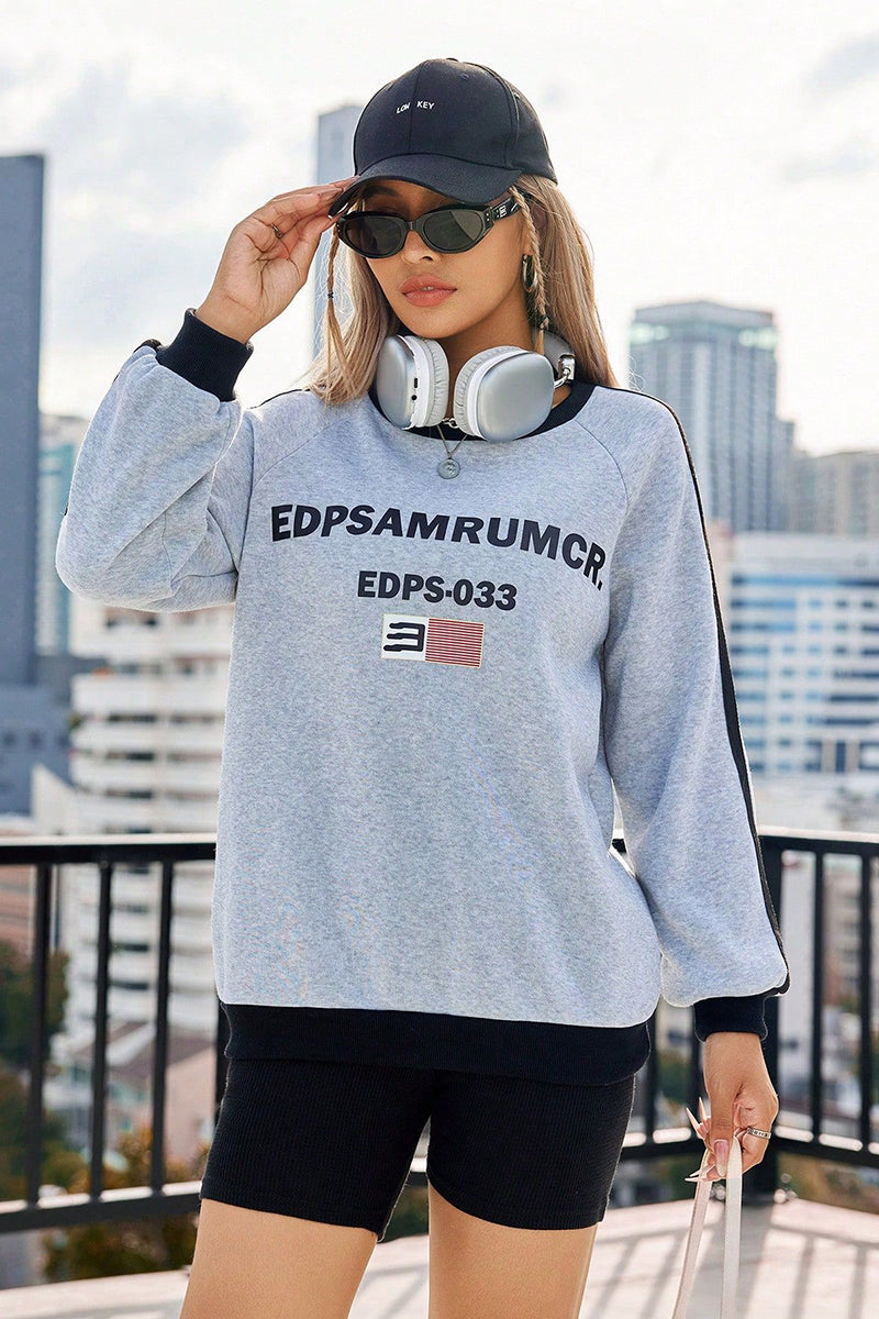 Graphic Street Style Oversized Top