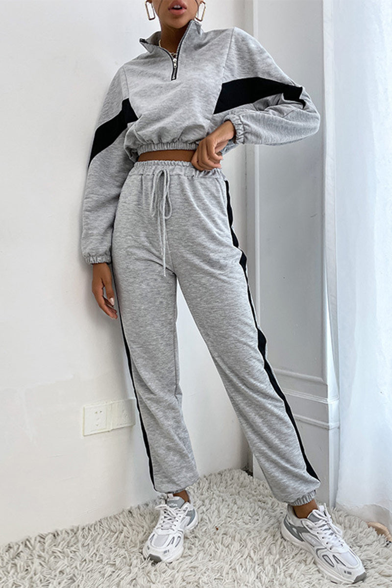 Zip-Up Jogger Set