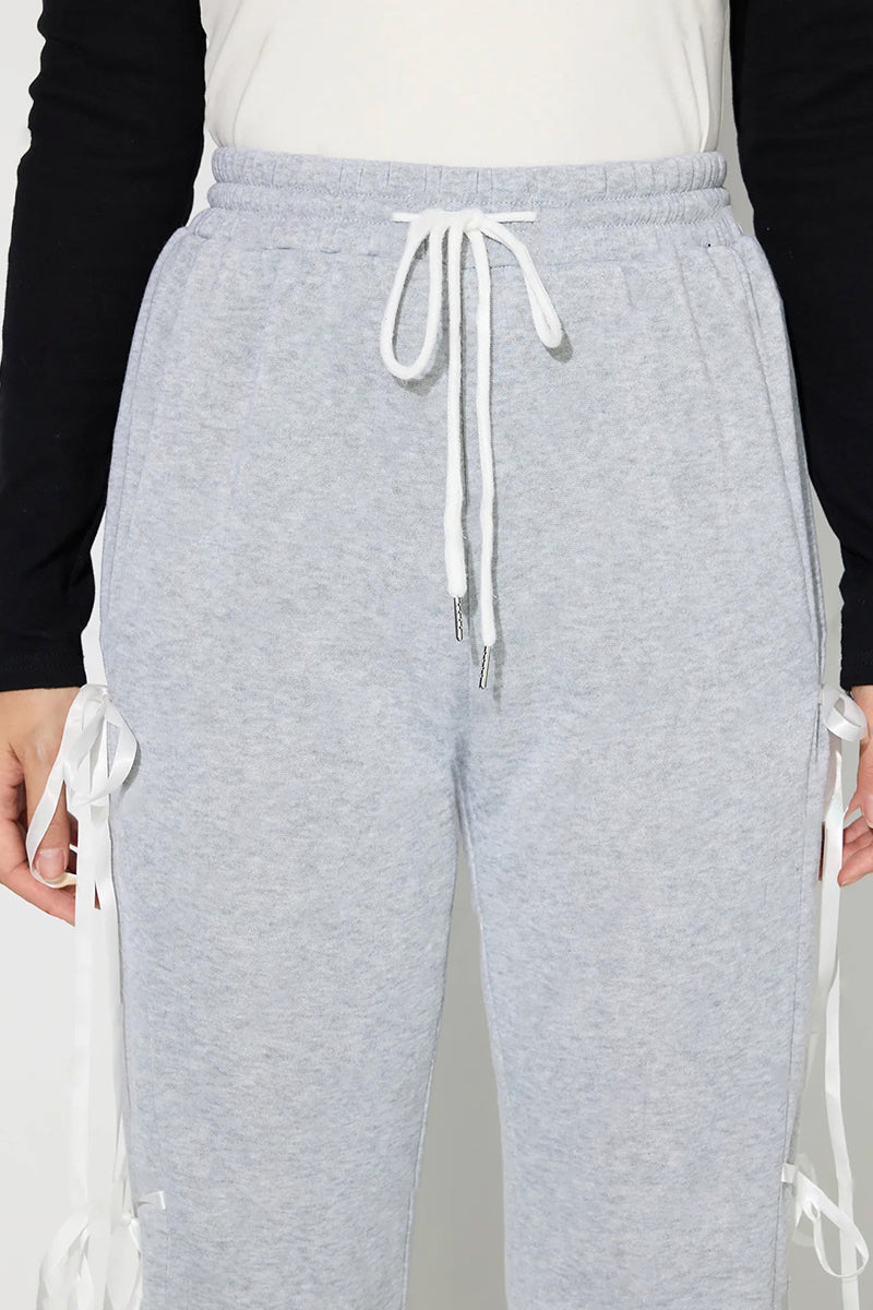 Drawstring Wide-Leg Joggers