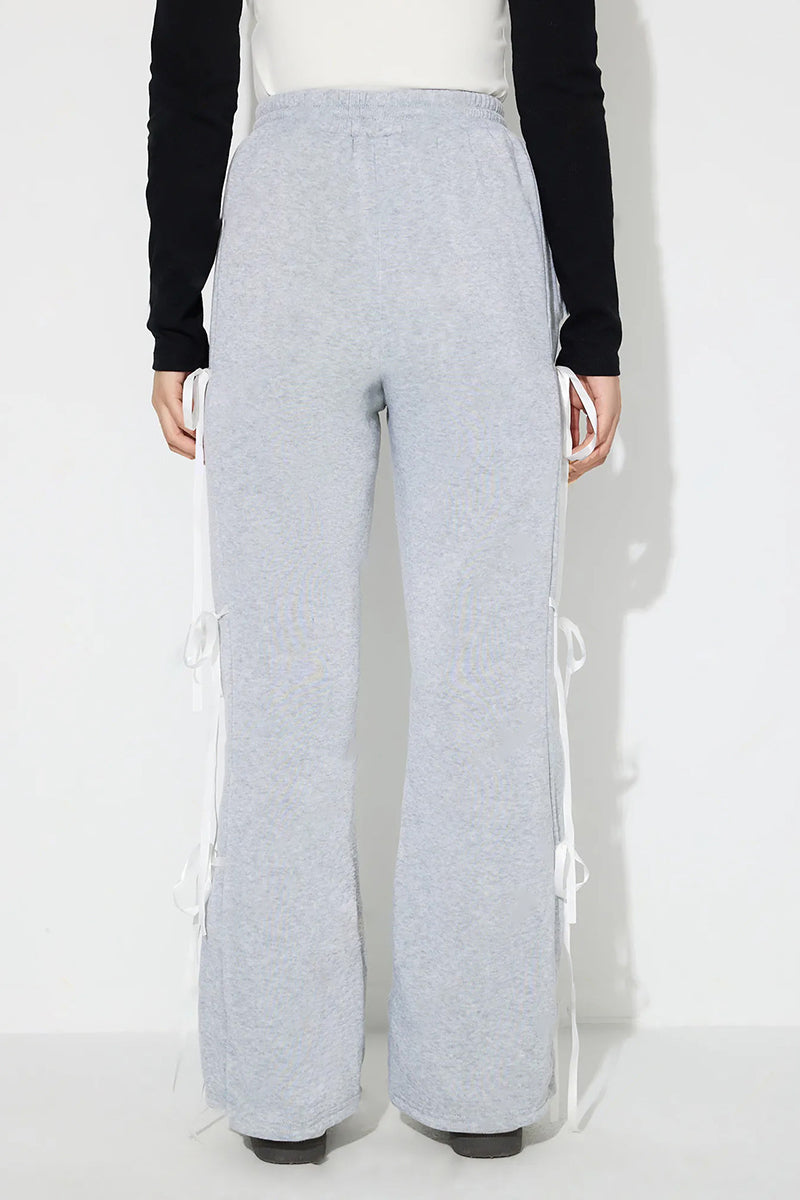 Drawstring Wide-Leg Joggers