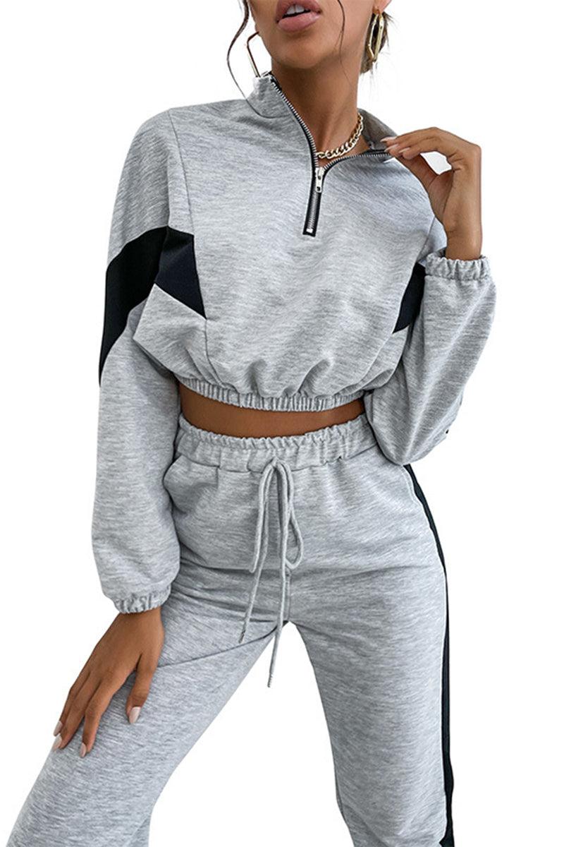 Zip-Up Jogger Set