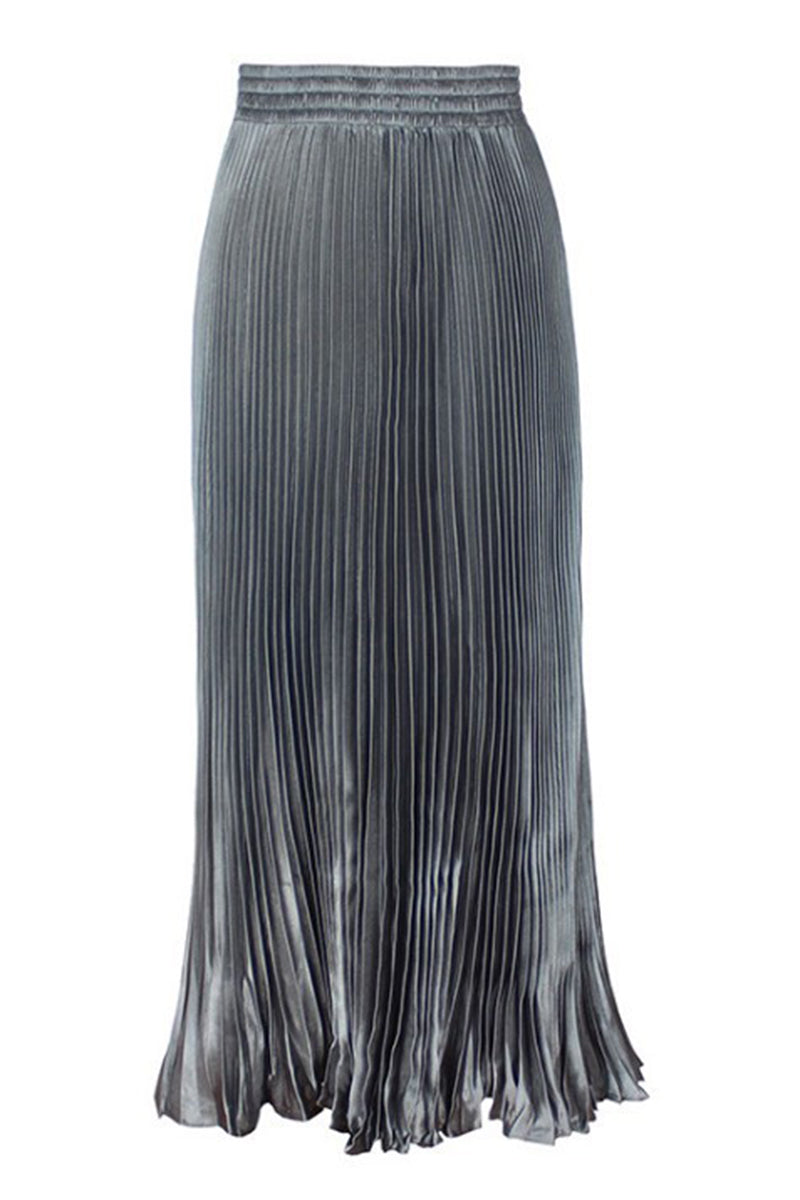 Pleated Midi Skirt