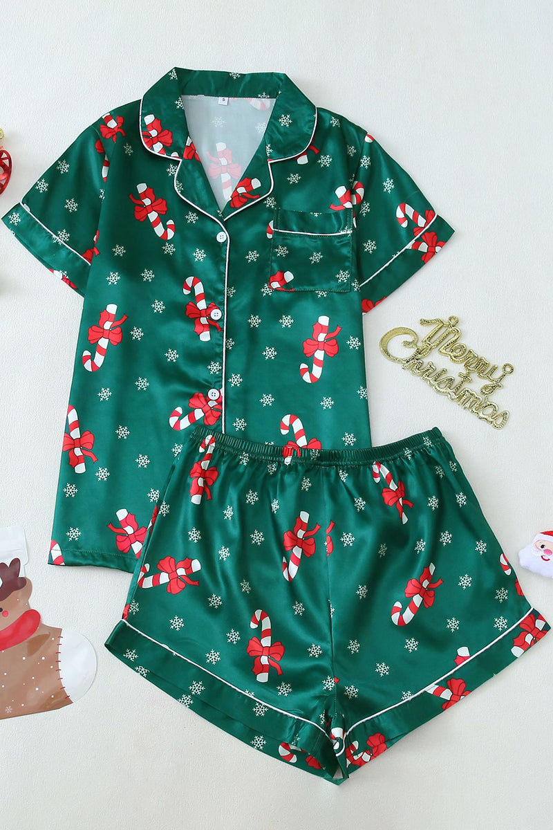 Holiday Print Pajama Set