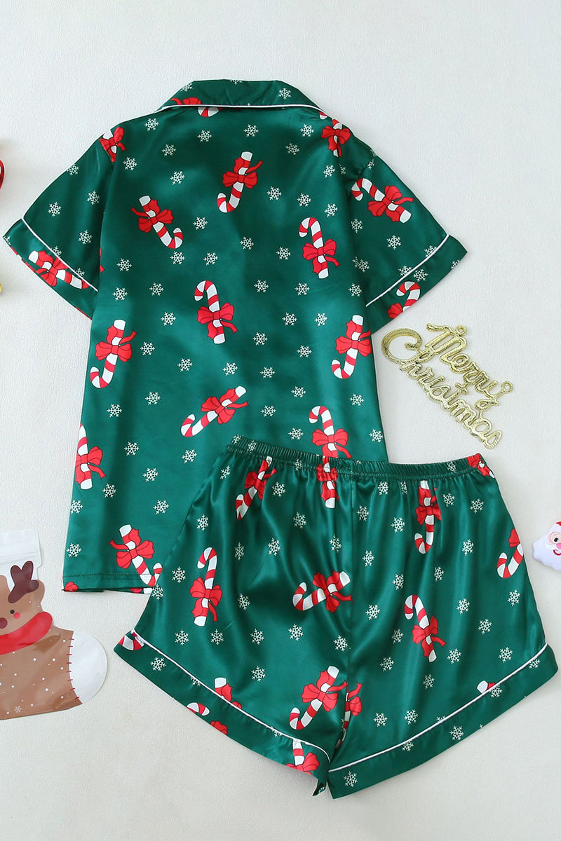 Holiday Print Pajama Set