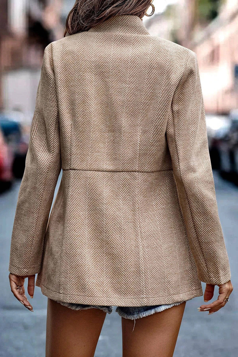 Open Front Casual Coat