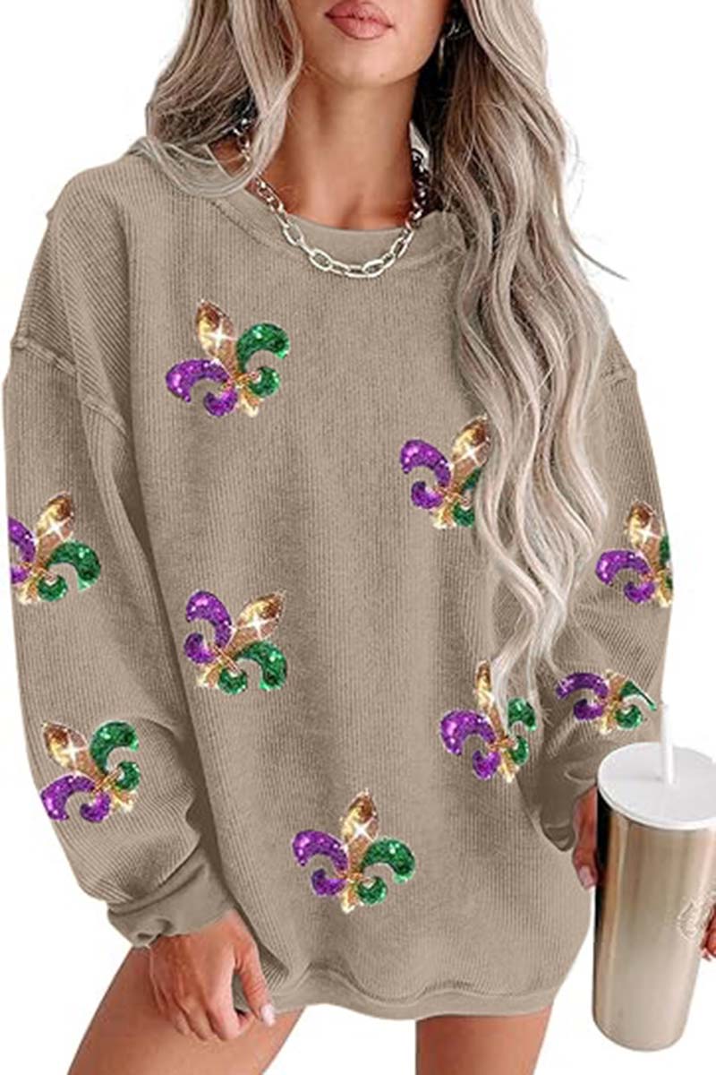 Casual Long Sleeve Pullover Top