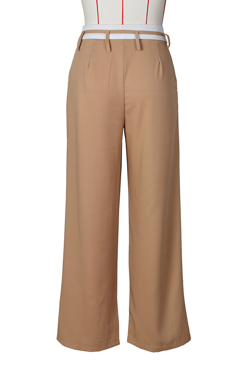 Wide-Leg Trouser Pants