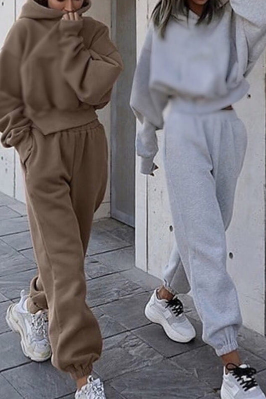 Casual Oversized Hoodie and Jogger Set