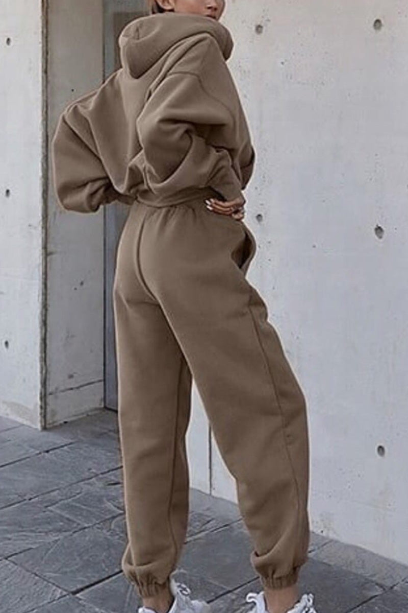 Casual Oversized Hoodie and Jogger Set