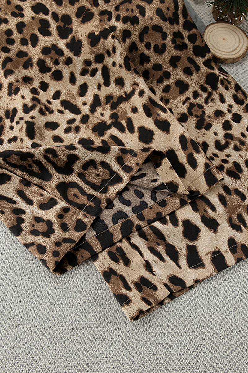 Leopard Print Cami and Pants Set