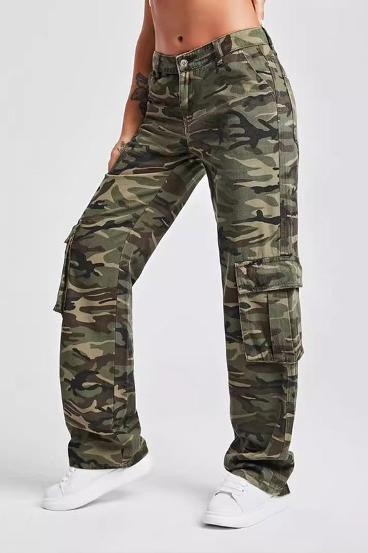 Relaxed Cargo Pants with Utility Pockets