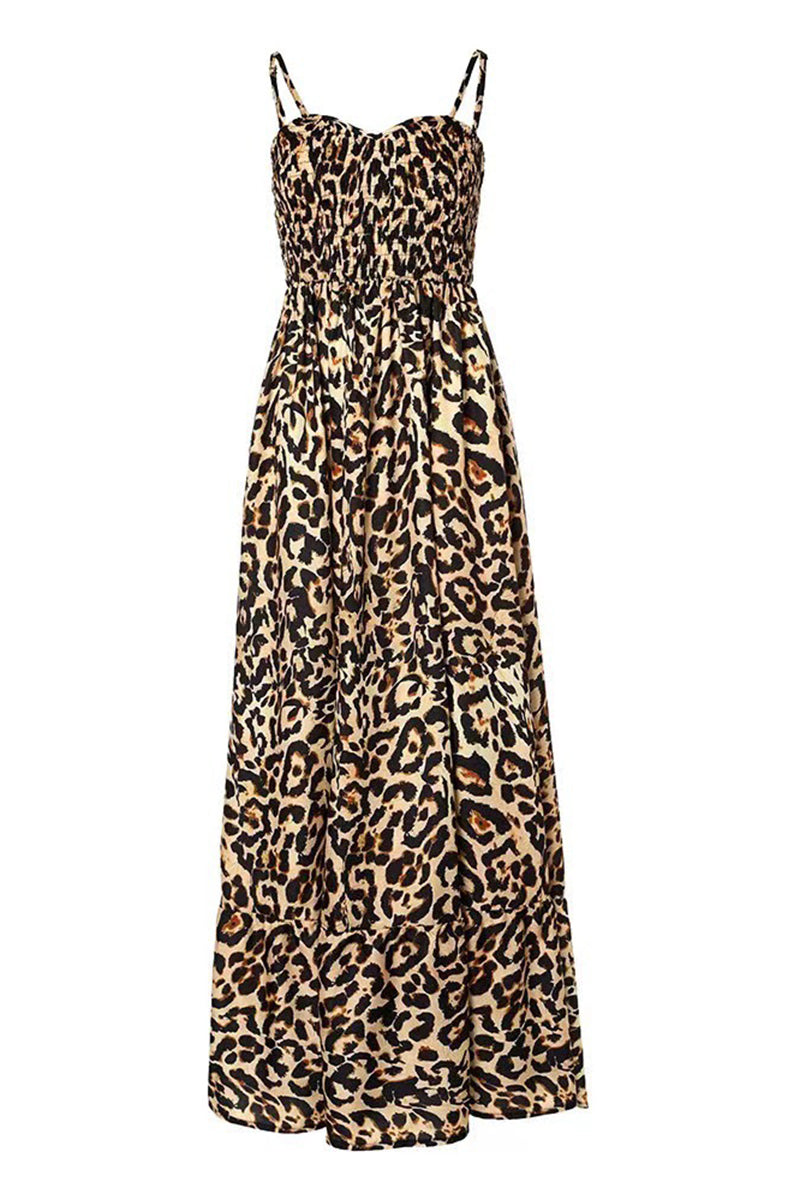 Leopard Print Maxi Dress