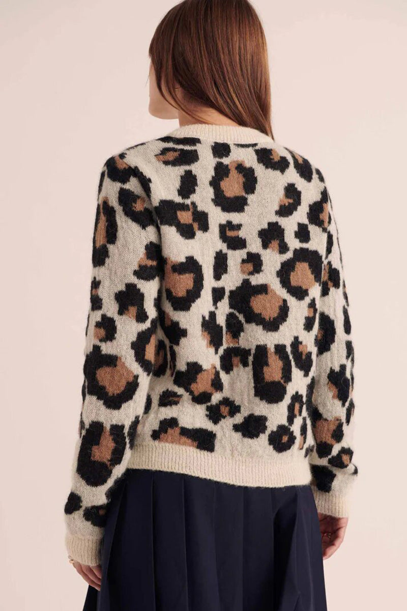 Leopard Print Cardigan