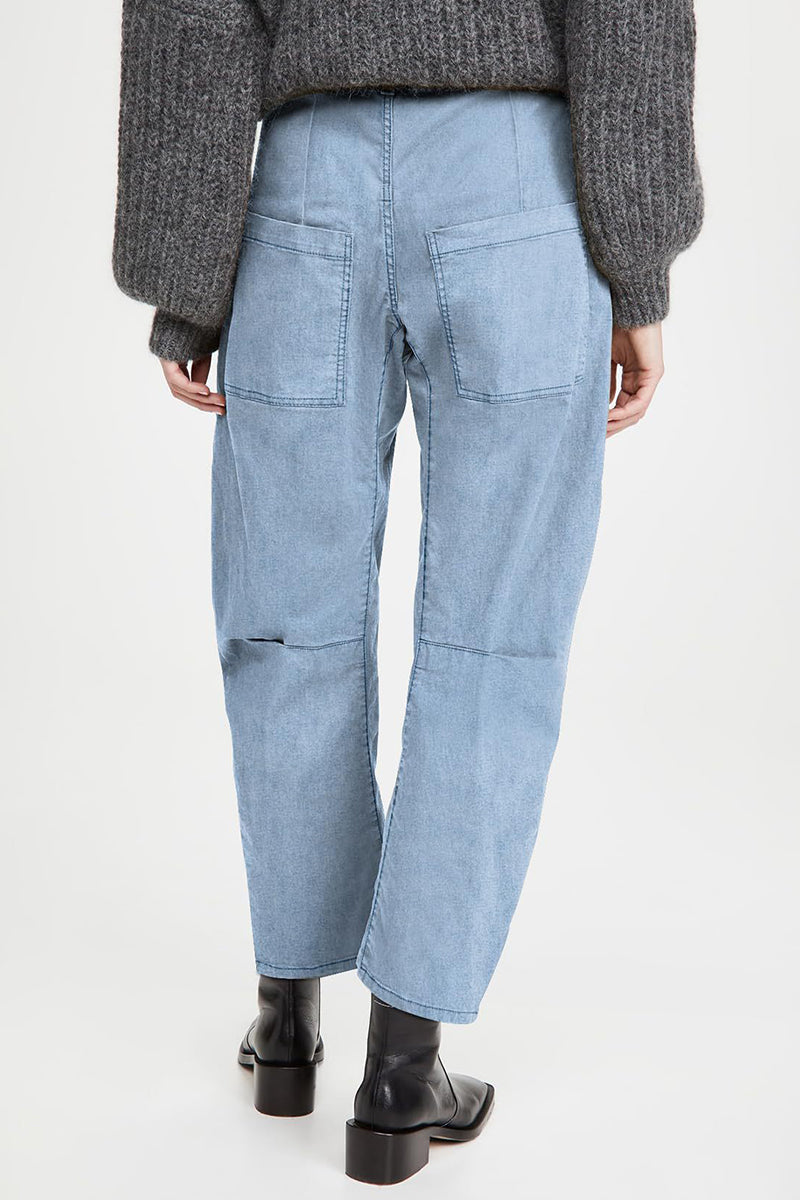 Tapered Denim Pants