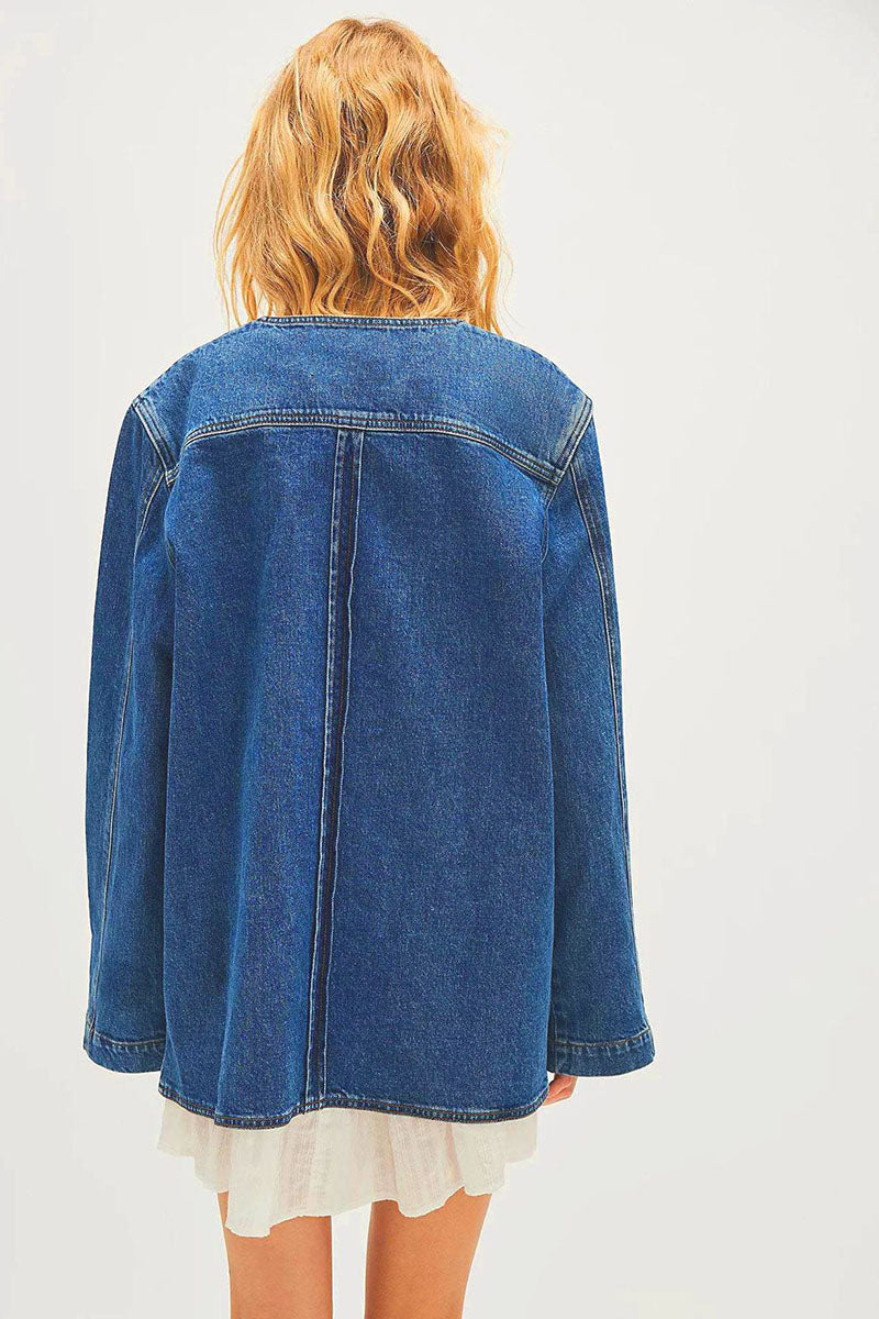 Denim Bow Jacket