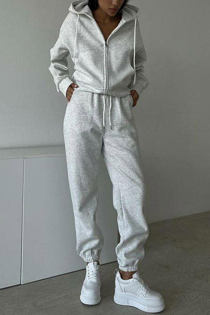 Relaxed Fit Hoodie and Jogger Set